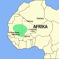 How was the Empire of Ghana influential in Central and Northern Africa?